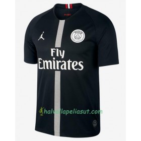 Jalkapallo Pelipaidat Paris Saint Germain Jodan Musta 3 Paita 2018-2019 Lyhythihainen